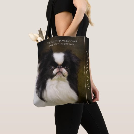 日本人のChinの提示のトートバック トートバッグ (クローズアップ)