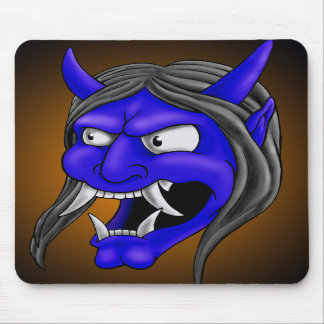 日本人のHannyaのマスクのマウスパッド マウスパッド