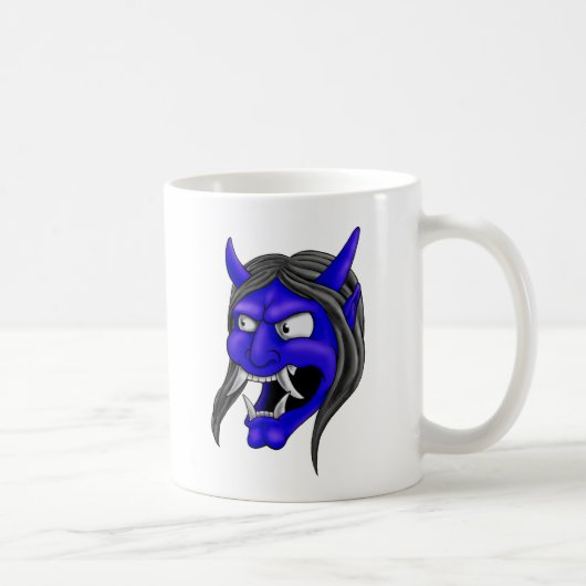 日本人のHannyaのマスク コーヒーマグカップ (右)
