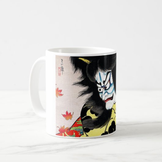 日本人のTogakushiのクールな東洋の入れ墨 コーヒーマグカップ (正面左)