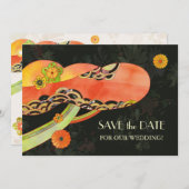 日本人のWashiの結婚式の保存日付の招待状 セーブザデート (正面/裏面)