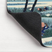 日本人のWoodblockのプリント マウスパッド (コーナー)