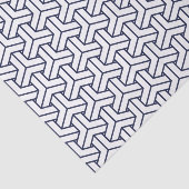 日本人のYukata Jinbei Bishamon海軍パターン 薄葉紙 (詳細)