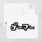 日本人ゲーマー ゲーマー 日本 語 日本語 ポストカード (正面/裏面)