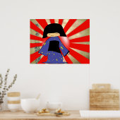 日本人女性 ポスター (キッチン)