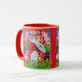 日本人女性 マグカップ (正面左)