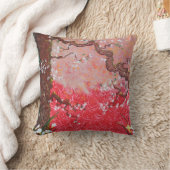 "日本人春"の枕 クッション (ブランケット)