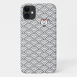 日本人Maneki NekoおよびSeigaihaのiPhone Xの場合 iPhone 11 ケース