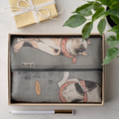 日本人WOODBLOCKのプリントのティッシュペーパー 薄葉紙 (ギフト)