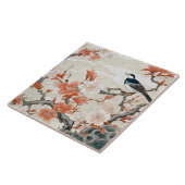 日本伝統的九谷装飾美術2 タイル (側面)