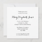 日本侍 招待状 (裏面)