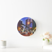 日本北九州町 ラウンド壁時計 (ホーム)