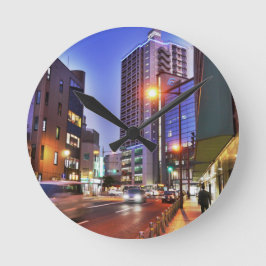 日本北九州町 ラウンド壁時計