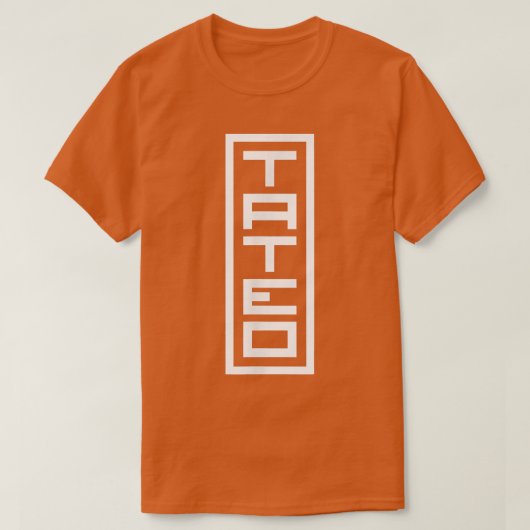 日本名日本の立雄漢光印鑑シグネチャーセント Tシャツ (デザイン正面)