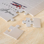 日本図解入りの、写真付きのの地図 ジグソーパズル (側面)