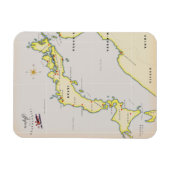 日本図解入りの、写真付きのの地図 マグネット (横)