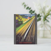 日本国政府日本の鉄道、ヴィンテージ ポストカード (スタンド正面)