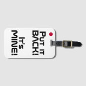 日本国旗おもしろい国 ラゲッジタグ (正面横)