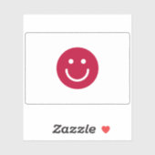 日本国旗とスマイル顔 シール (シート)