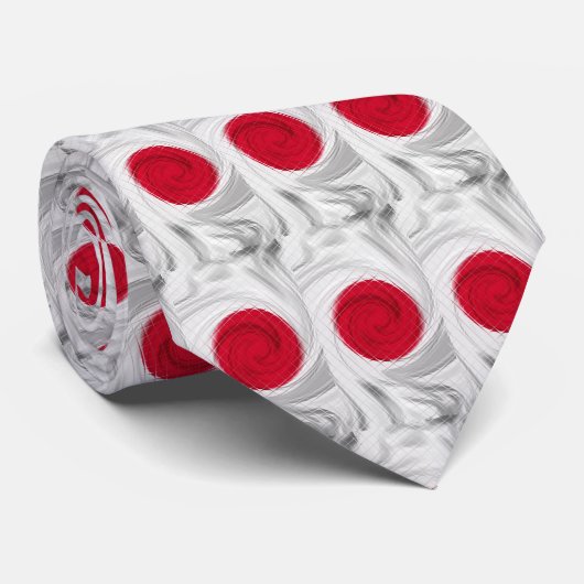 日本国旗のアートワーク ネクタイ (ロール)