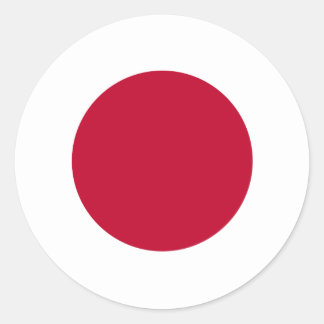 日本国旗のシール ラウンドシール