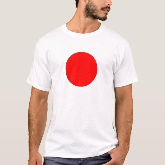 日本国旗のデザイン Tシャツ (正面)