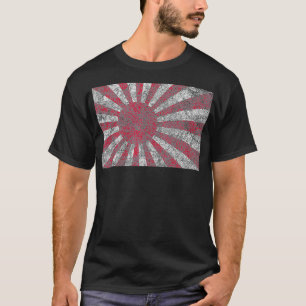 日本国旗のヴィンテージスタイル、日の丸 Tシャツ