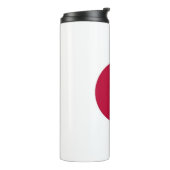 日本国旗を掲げたサーマルタンブラー タンブラー (回転左)