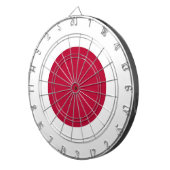 日本国旗を掲げたダーツボード ダーツボード (正面右)