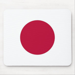 日本国旗を掲げたマウスパッド マウスパッド
