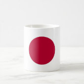 日本国旗を掲げたマグカップ コーヒーマグカップ (中央)