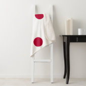 日本国旗を掲げた愛国心シェルパ毛布 シェルパブランケット (インサイチュ)