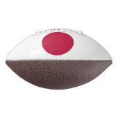 日本国旗を掲げた愛国的なアメリカンフットボール アメリカンフットボール (回転270)