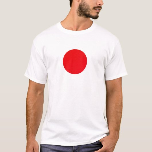日本国旗日本の – 国旗 – 日章旗 - 日の丸 - 日本の国旗 Tシャツ (正面)