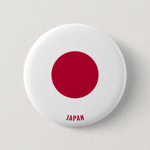 日本国旗魅力的のボタン 缶バッジ