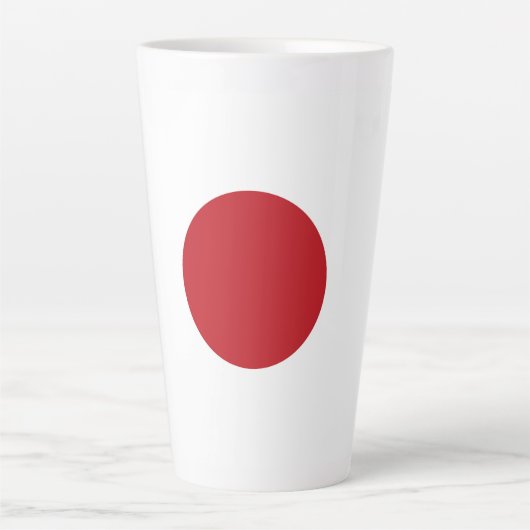日本国旗 カフェラテマグ (正面)