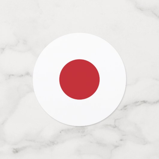 日本国旗 コンフェッティ (スモール正面)