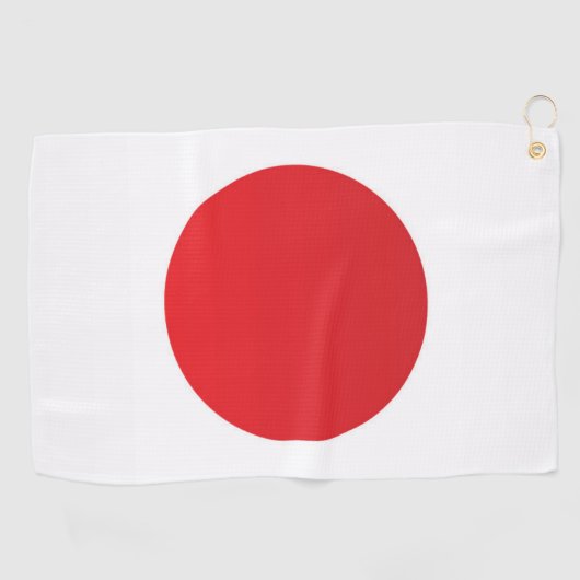 日本国旗 ゴルフタオル (横)