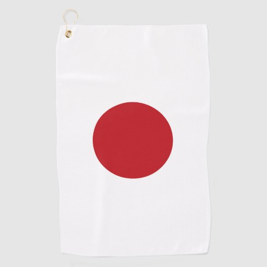 日本国旗 ゴルフタオル (正面)