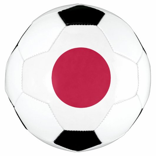 日本国旗 サッカーボール (正面)