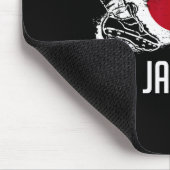 日本国旗 ジャージ サッカー日本代表 ユニフォーム マウスパッド (コーナー)