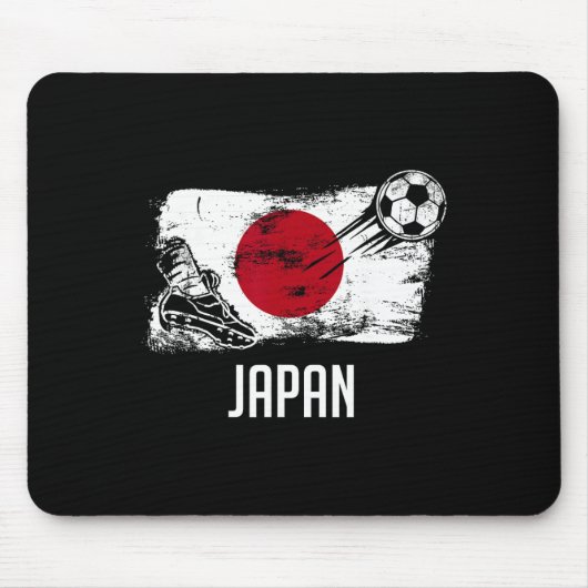 日本国旗 ジャージ サッカー日本代表 ユニフォーム マウスパッド (正面)