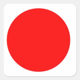 日本国旗 スクエアシール