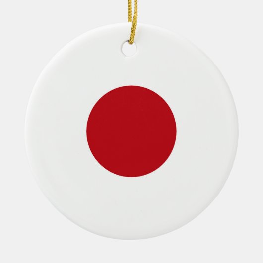 日本国旗 セラミックオーナメント (正面)