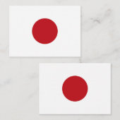 日本国旗 ノートカード (正面/裏面)