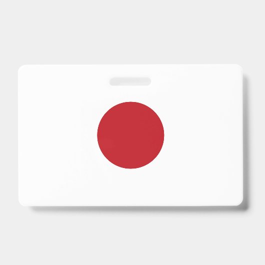 日本国旗 バッジ (正面)