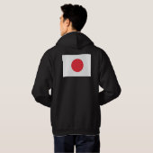 日本国旗 パーカ (裏面フル)