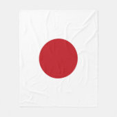 日本国旗 フリースブランケット (正面)