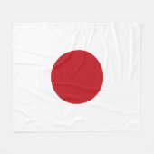 日本国旗 フリースブランケット (正面(横))