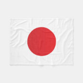 日本国旗 フリースブランケット (正面(横))